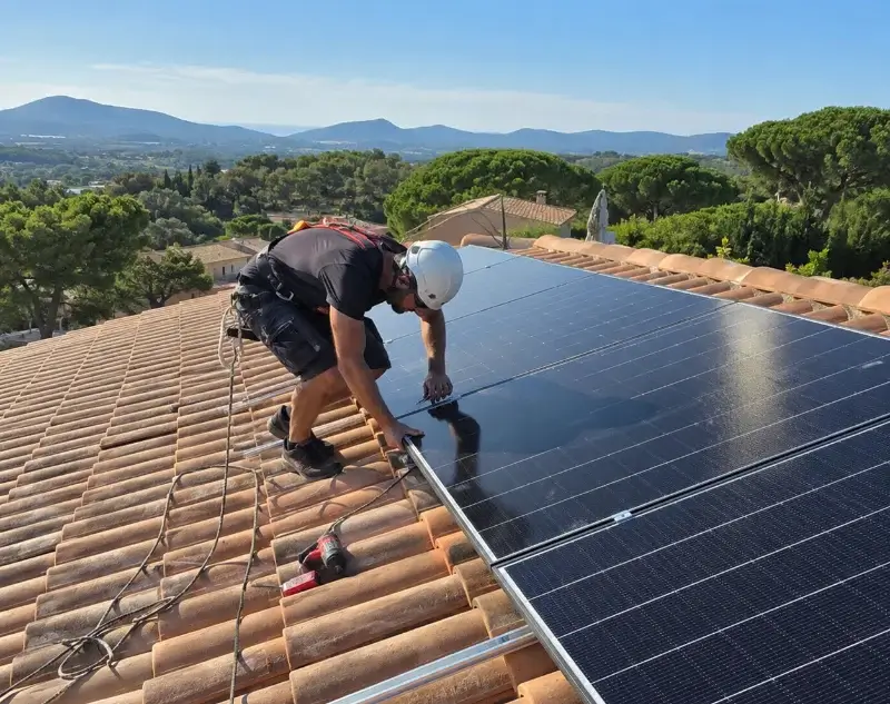 Installateur panneaux solaires Locmaria — pose photovoltaïque sur toiture